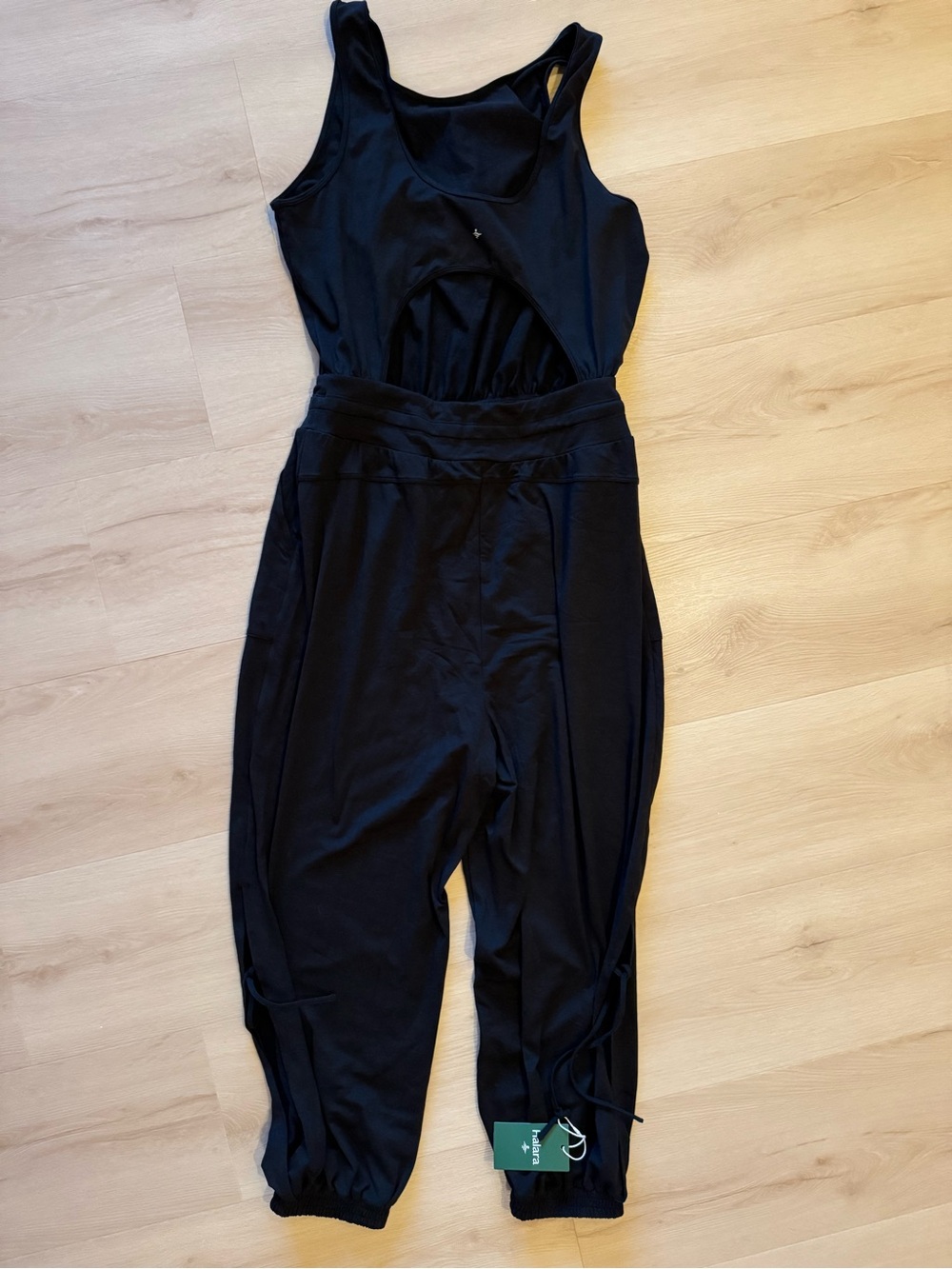 HALARA Black Tank Jumpsuit. Lrg - Picture 2 of 6